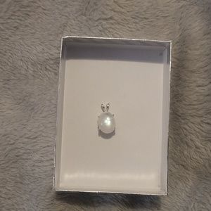 Real, raw moonstone pendant.